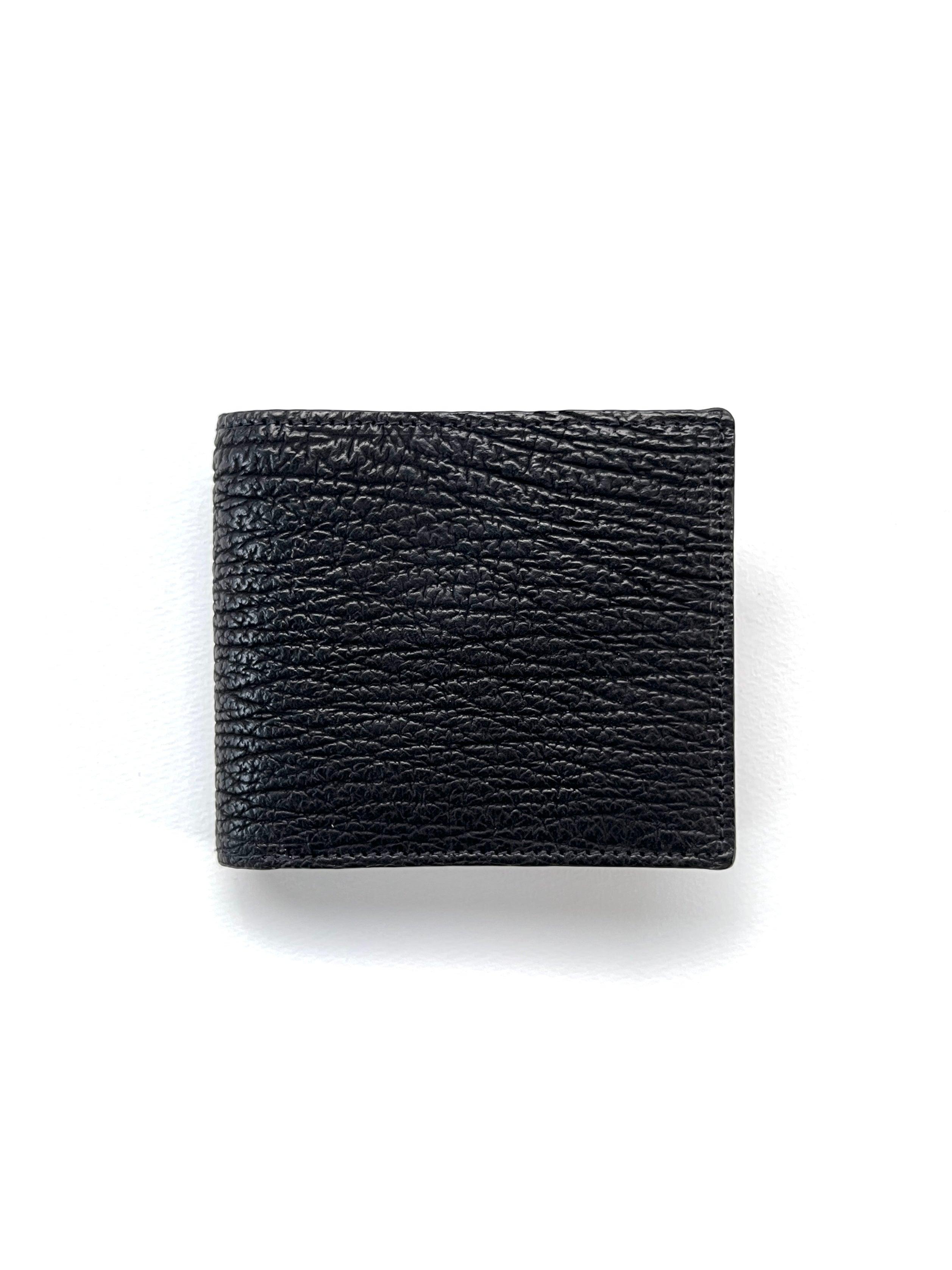 Limited Edition] Bi-fold wallet with blue shark design – Ocean Leather