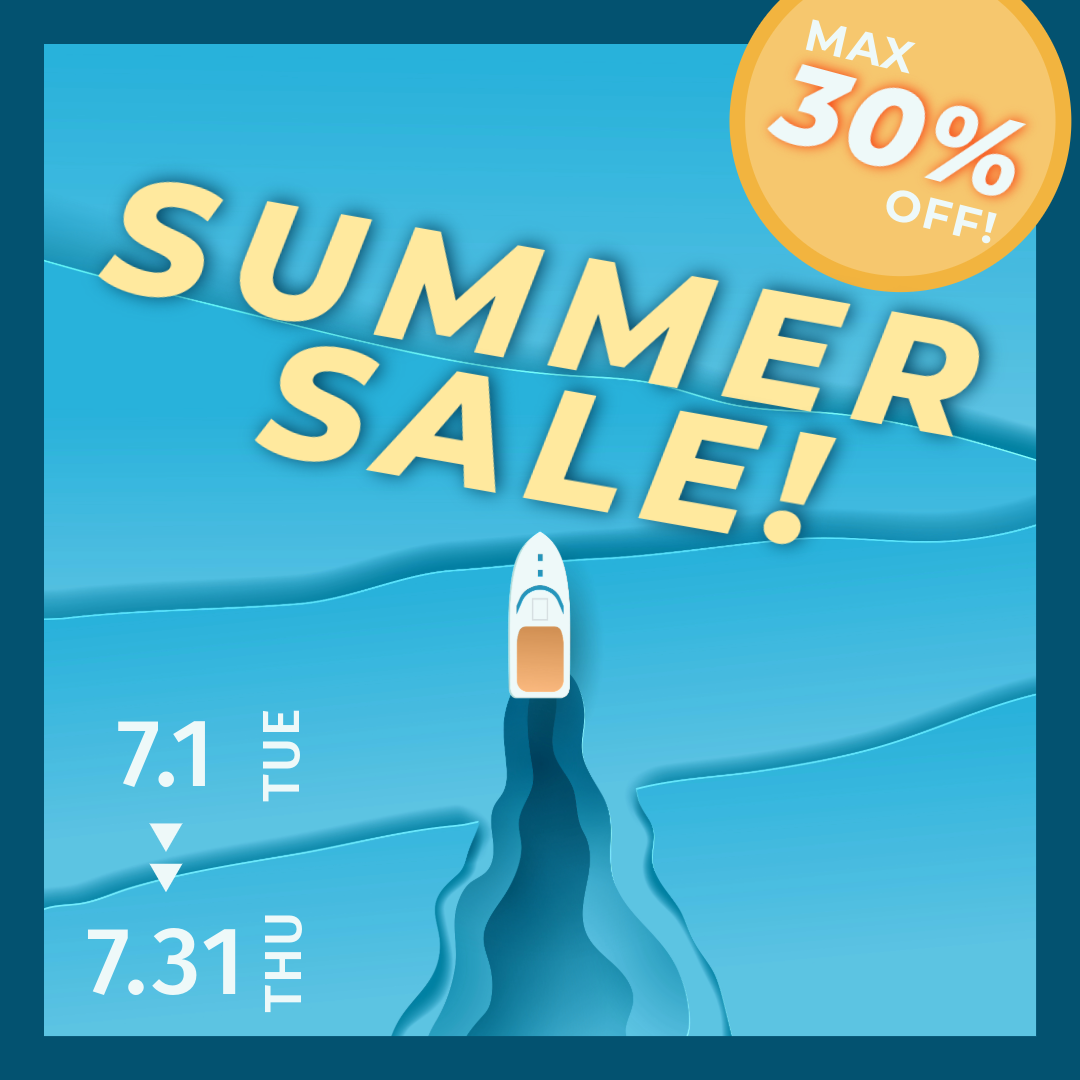 【SUMMER SALE 開催！】この夏だけの特別な30％OFF