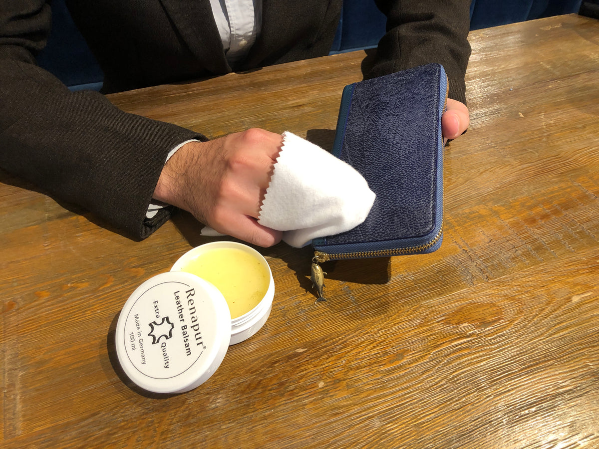 フィッシュレザー製品のお手入れについて - Ocean Leather
