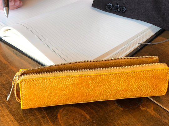 シイラのペンケース｜Ocean Leather（オーシャンレザー）