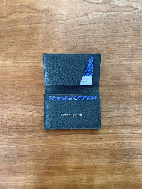 リアルカラー名刺入れ【ブリ】L ｜Ocean Leather（オーシャンレザー）