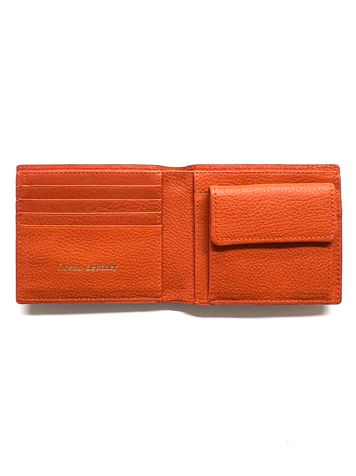 二つ折り財布【ブリ】 - Ocean Leather