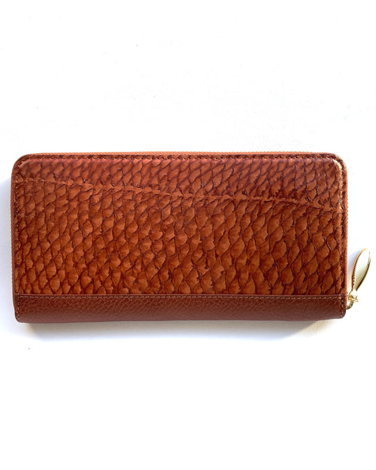 Round zipper long wallet [Red sea bream]