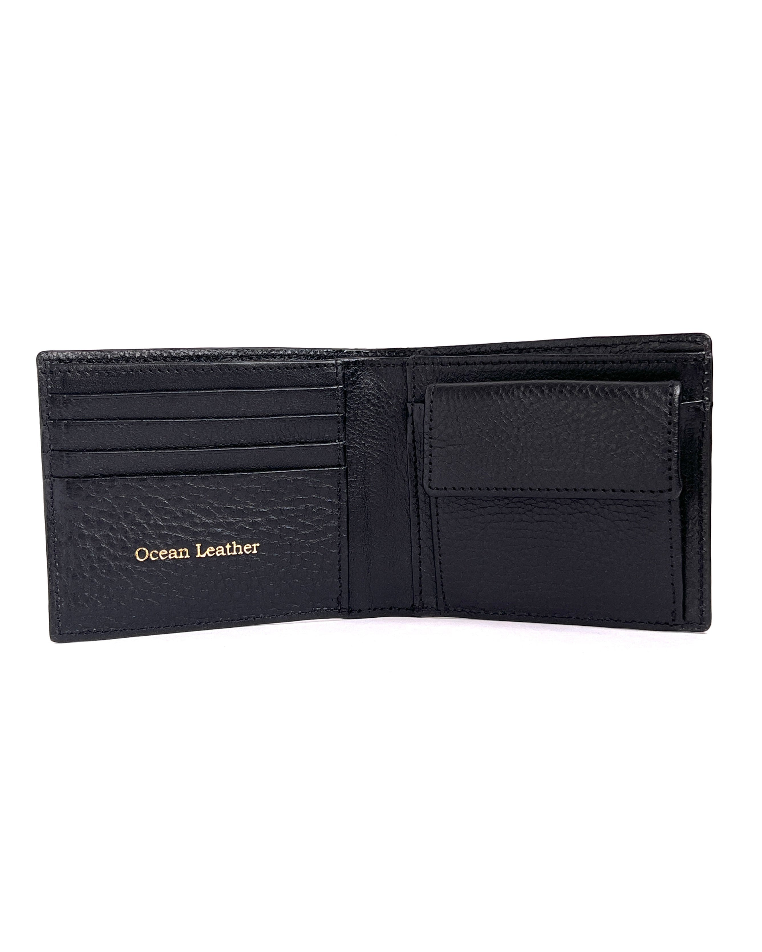Ocean Leather 二つ折り財布 限定販売品】二つ折り財布 スズキ Ivory Black – Ocean Leather
