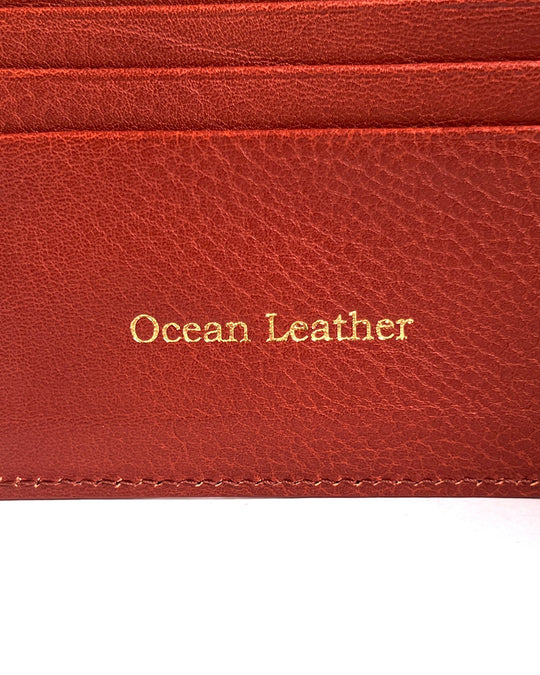 二つ折り財布【ブリ】 - Ocean Leather