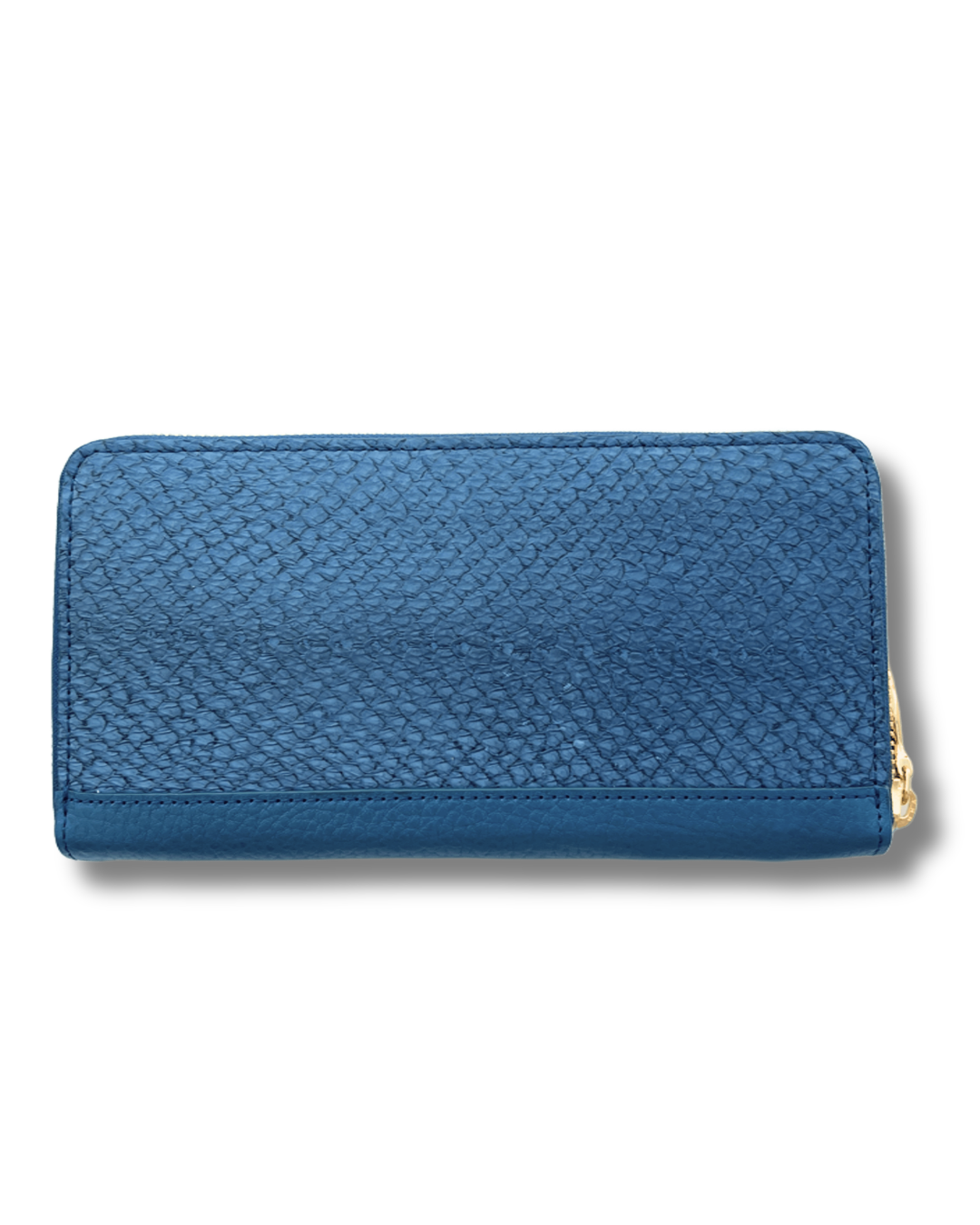 鮭のラウンドファスナー長財布｜Ocean Leather（オーシャンレザー）