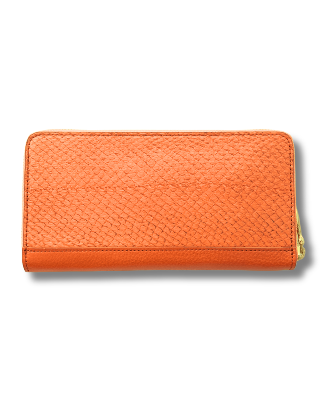 鮭のラウンドファスナー長財布|Ocean Leather(オーシャンレザー) 鮭のラウンドファスナー長財布|Ocean Leather(オーシャンレザー)